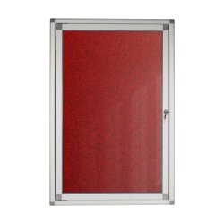 Hinged Pinning Display Case 900 600MM - Burgandy