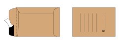 Printed Wage Brown Simpli Stik Pocket Envelopes 152 X 102MM - Box Of 500