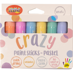 Crazy Crafts Paint Sticks - Pastel