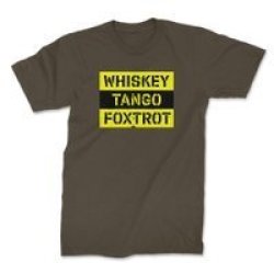 Ton Whiskey Tango Foxtrot Unisex Premium T-Shirt Od Green