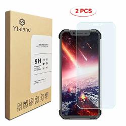 2-PACK Ytaland Compatible For Blackview BV9600 Pro Screen Protector Anti-fingerprints 0.3MM 2.5D Bubble-free 9H Hardness Tempered Glass Screen Protector For Blackview BV9600 Pro