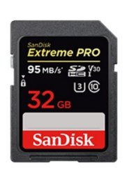 Sandisk Extreme 32GB Pro SDHC Memory Card