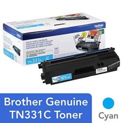 Brother Genuine Standard Yield Toner Cartridge TN-331C Replacement Cyan Toner Page Yield Up To 1 500 Pages Amazon Dash Replenishment Cartridge Tn