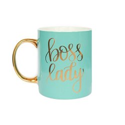 Mint Boss Lady Mug Gold Coffee Mug Gift For Her Gift For Boss Coffee Mug Tea Cup Girl Boss Babe Motivational Coffee Mug Chic