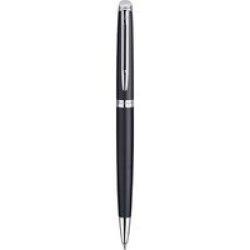 Waterman Hemisphere Essential Ballpoint Pen in Matte Black with Chrome Trim