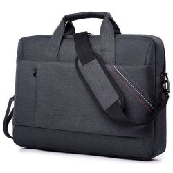 15.6 Grey Shoulder Sling Notebook Bag With 3 Internal Compartments