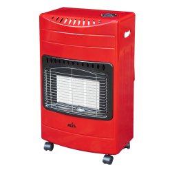 Alva Gas Heater 3 Panel radiant indoor Red