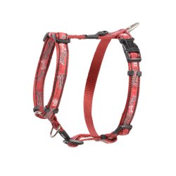Rogz Fancy Dress Dog Harness Classic - Red Rogz Bone