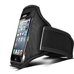 N4u Online Black Sports Armband Strap Pouch Case Cover For Motorola Defy