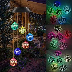 mosaic garden lights