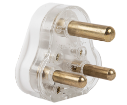 16 Solid Bras pin Plug Top - White
