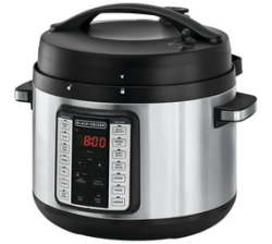 Black & Decker 10L 1350W 9-IN-1 Smart Steam Pot Electric Pressure Cooker PCP1010-B5