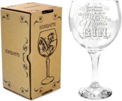 GinSanity - 645ML Gin Cocktail Balloon Glass - Great Mums Get Gin