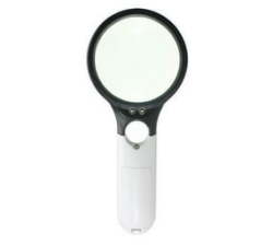 Hand Held Battery Operated 3 LED Light Magnifying