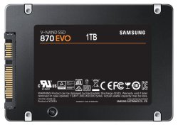 Samsung 870 Evo 1TB 2.5 Inch Solid State Drive - MZ-77E1T0BW
