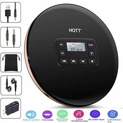 Hongyu Portable Cd Player With LED Display Anti-shock Personal Cd Music Disc Players For Kids Adults Students Walkman Compact Cd Player