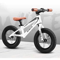 12 Lnddp Inches Balance Bike No Pedal Walking Balance Training Bicycle With rubber Tires Adjustable Seat Height For Kids 2 To 6 Years