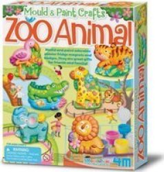 4M Mould And Paint Crafts - Zoo Animal