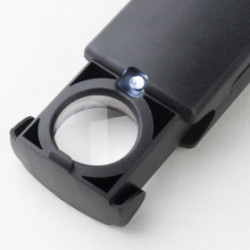 30x 21mm Jewelry & All Purpose Magnifier Loupe With Pull-out Led Light..