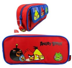 Red And Blue Angry Birds Pencil Pouch - Angry Birds Pencil Bag