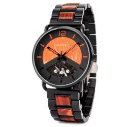 Men's Stainless Steel With Red Sandalwood Watch - R30-1