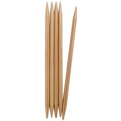 Chiaogoo Double Point 6-INCH 15CM Bamboo Dark Patina Knitting Needle Size Us 2 2.75MM 1036-2