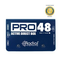 Radial Engineering R800 1105 PRO48 Active Direct Box With 1 Year Free Extended Warranty
