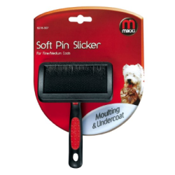 Mikki Soft Pin Slicker For Fine medium Coats - Large
