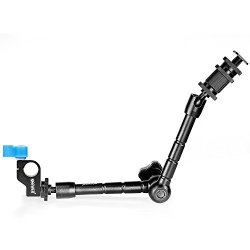 Neewer 30CM 11.8INCH Aluminum Alloy Articulating Magic Arm With 15MM Rod Clamp For Mounting LED Light Monitor Flash To Dslr Camera Or Dslr Movie Rig