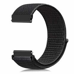 20MM Quick Release Watch Band Compatible With Samsung Galaxy huawei pebble asus ticwatch Smart Watch Runostrich Nylon Lightweight Breathable Replacement Sport Loop Strap For Men Women