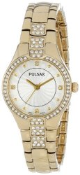 Pulsar Women's PH8060 Analog Display Japanese Quartz Gold Watch