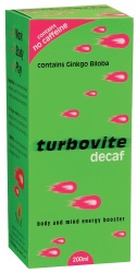 Turbovite Decaf Syrup - 200ml