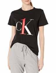Calvin Klein Women's Ck One Cotton Logo Tee White XS