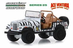 Jeep CJ-7 Ace Ventura When Nature Calls - Greenlight 44850A 48 - 1 64 Scale Diecast Model Toy Car