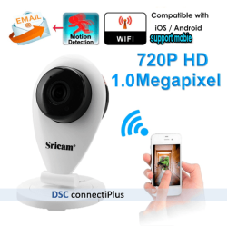 Mini Wifi Hd 720p Smart P2p Baby Monitor Cctv Network Security Mobile Remote Ip Camera White ..