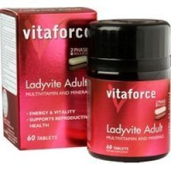 Ladyvite Adult - Multivitamin And Minerals 60 Tablets