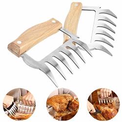 Hi.FANCY 2Pcs Meat Shredding Claws Stainless Steel Pork Turkey