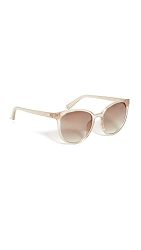 Le Specs Women's Armada Sunglasses Clear Quartz One Size