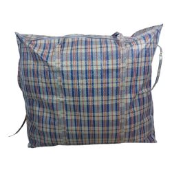 Smte - Checkers Heavy Carrier Bag - Blue And Red