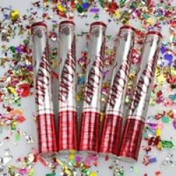 Assorted Color Party Poppers Set Of 4PCS 40CM