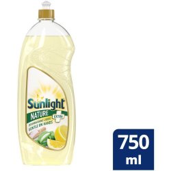 Sunlight Degreasing Dishwashing Liquid Detergent Nature 750ML