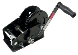 Hand Winch With Double Gear - Capacity = 725kg 1600lb