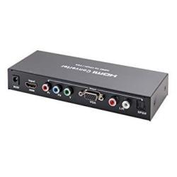 Io Crest SY-ADA31057 HDMI Signal To Component Or Vga With Digital Spdif And Analog Audio Output Black