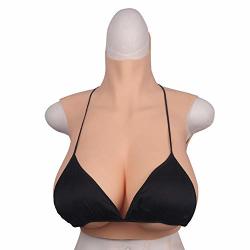 Silicone Breast Forms for Crossdresser Cosplay Mastectomy Bra Enhancers  Round Shape 1 Pair D Cup 1000g/pair 