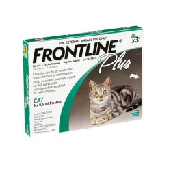 Frontline Plus Cat - 3 X 0.5ML Pipette