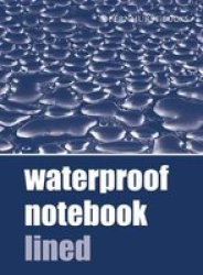 Waterproof Notebook Lined Paperback
