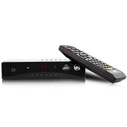 Circuit City DCB-1 Atsc HD Digital Tv Converter Box With HDMI Cable Remote Control Hdtv Pvr Tv Recording Full HD 1080P LED Time Display 2019 Model