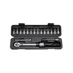 : 17PC 1 4" Dr. Industrial MINI Torque Wrench Kit 5 - 25 N.m. - T39979