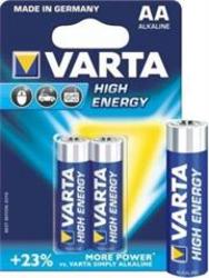 Varta High Energy 2 x AA 1.5V Alkaline Batteries