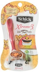 Schick Xtreme 3 Women's Scented Disposable Razor - 4 Ct